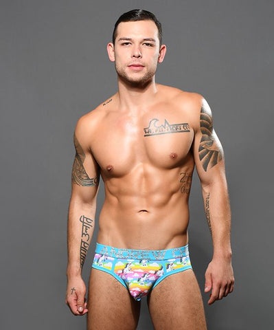 Andrew Christian Candy Pop Mesh Brief w/ Almost Naked 92731 Pink Mens  Underwear