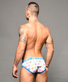 Rainbow Growl Mesh Brief w/ Almost Naked